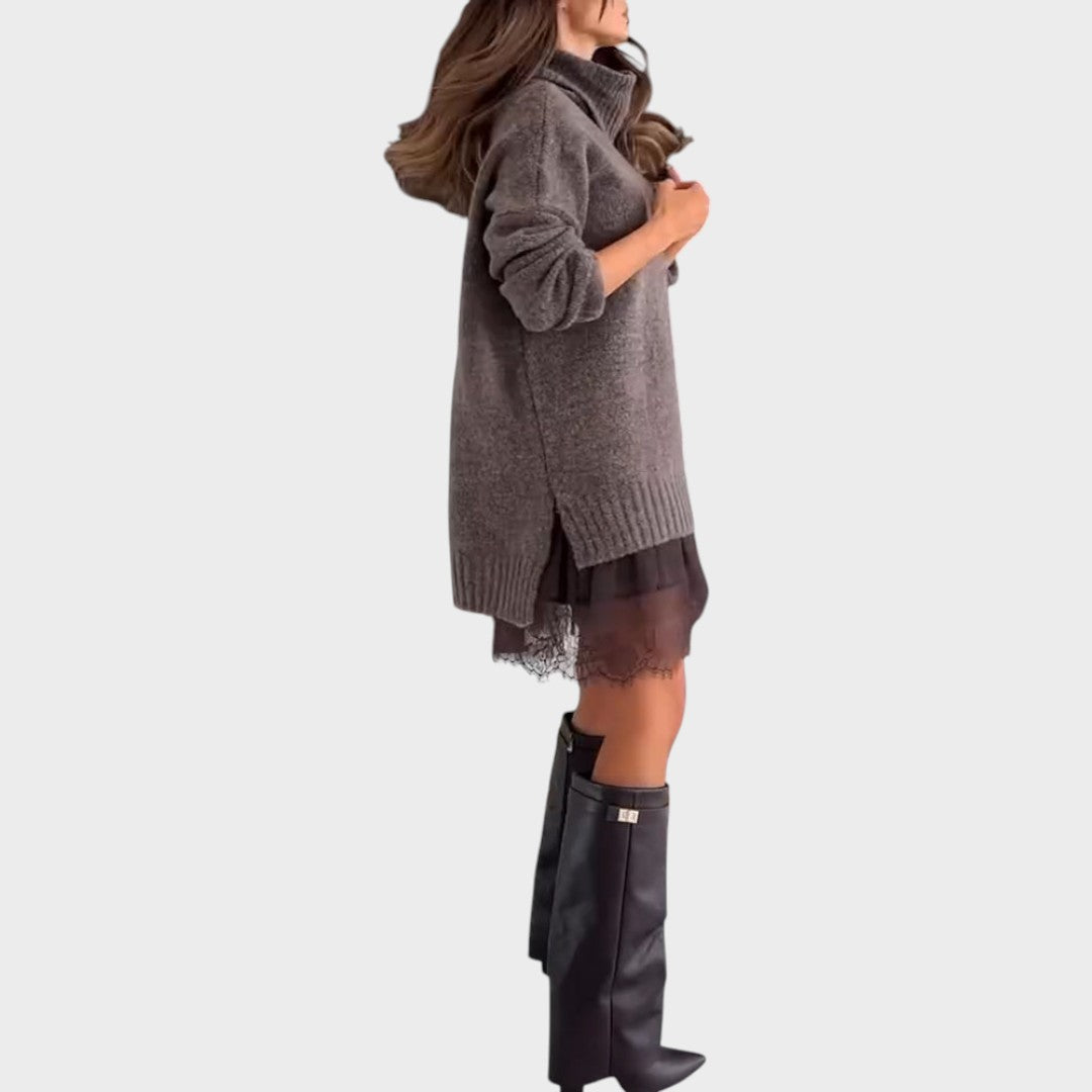 Aurora | Ensemble pull et robe assortis
