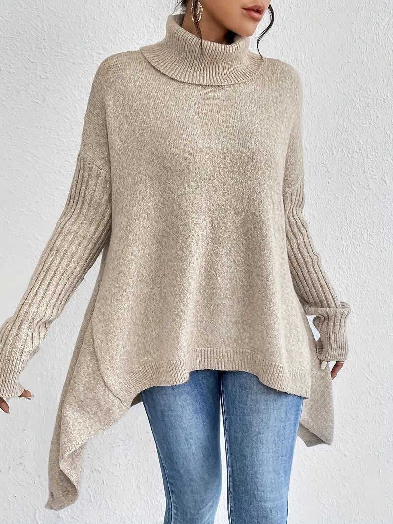 Soline | Pull oversize à col montant