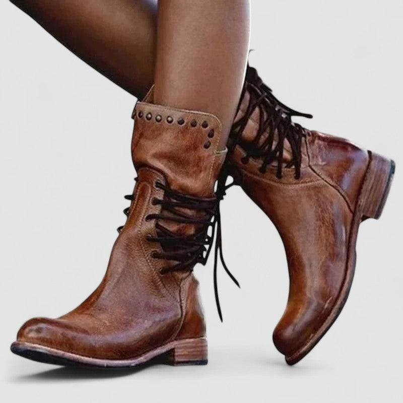 Raquel | Bottines Vintage avec Lacets