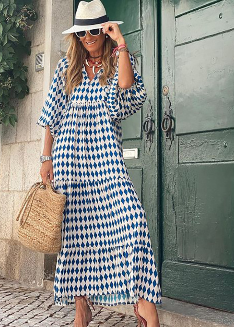 Marisol | Luchtige maxi-jurk met speelse print