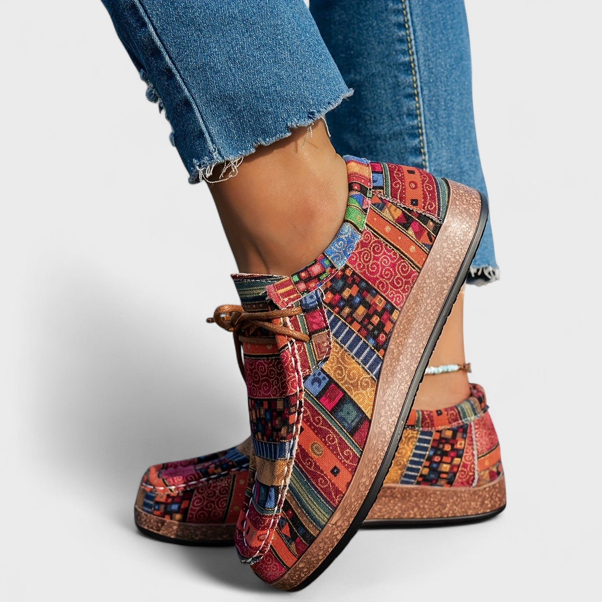 Aurore | Mocassins Patchwork Bohèmes
