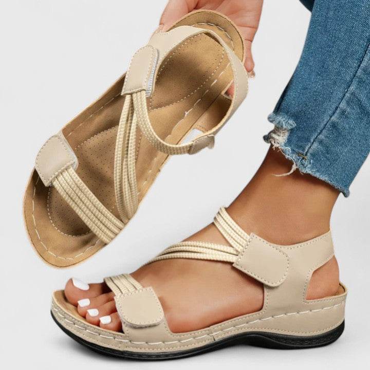 Élina | Sandales confort croisées