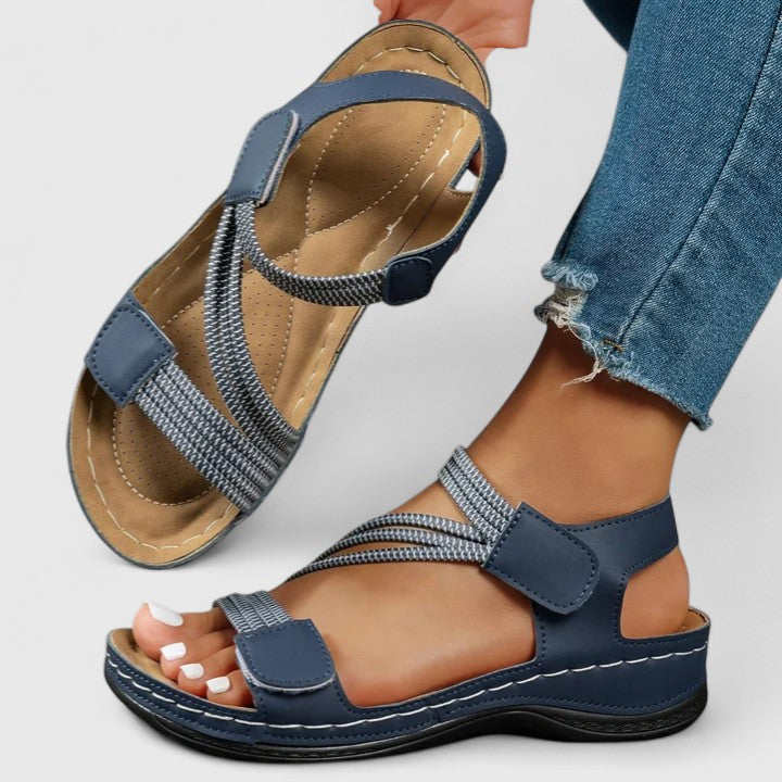 Élina | Sandales confort croisées