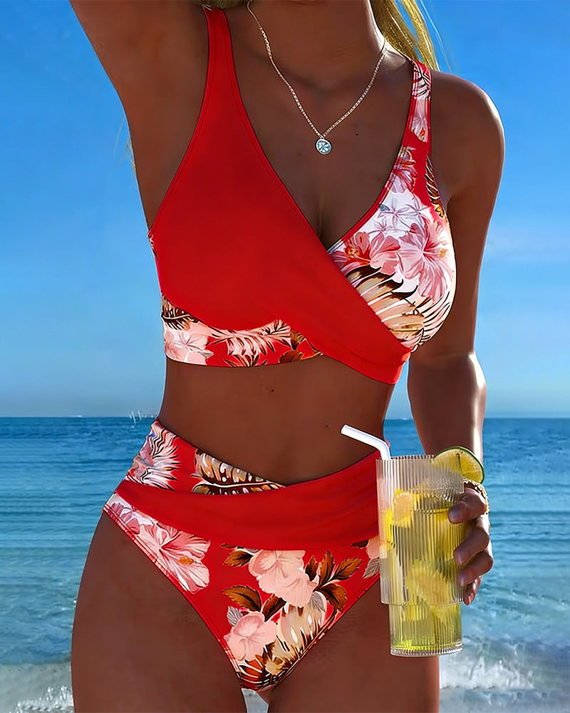 Léa | Bikini élégant à imprimé floral