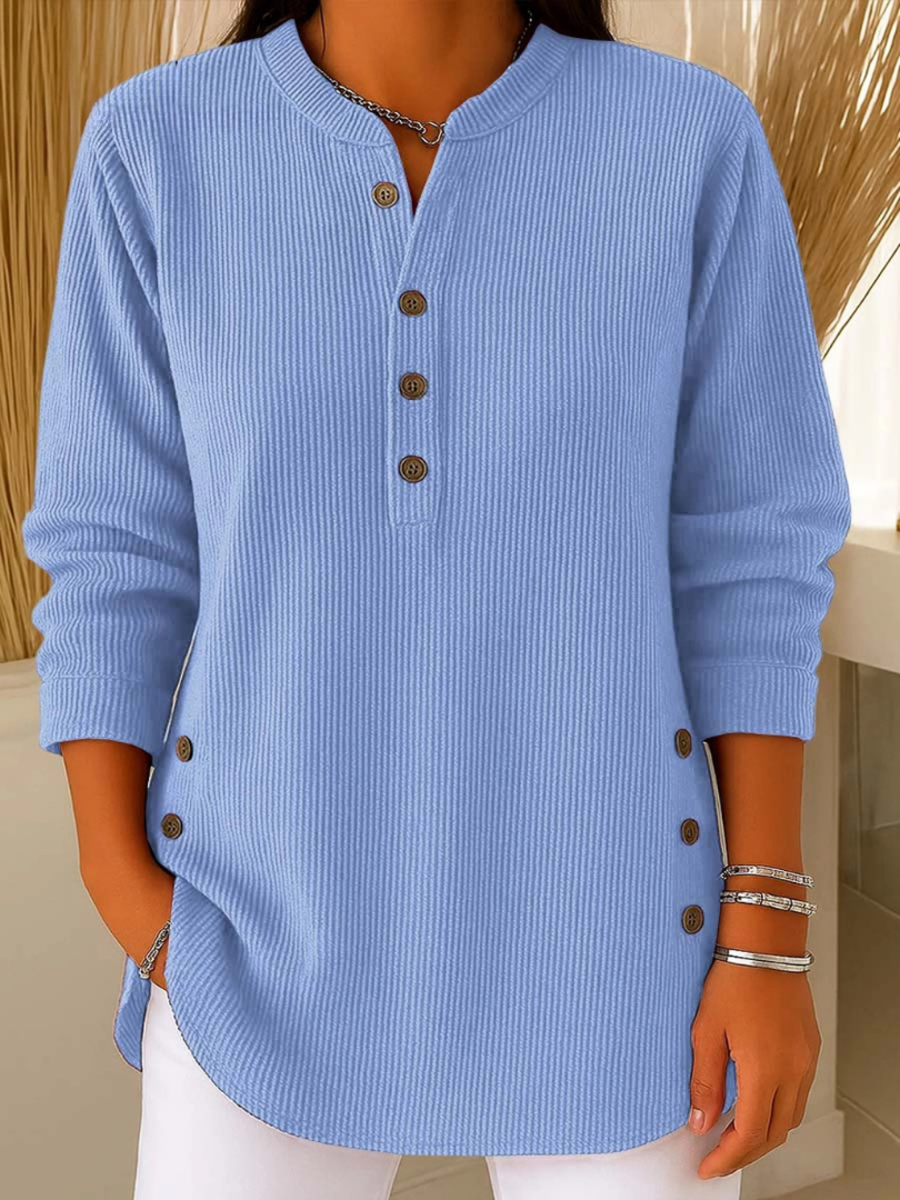 Nieves | Tunique Henley avec Boutons