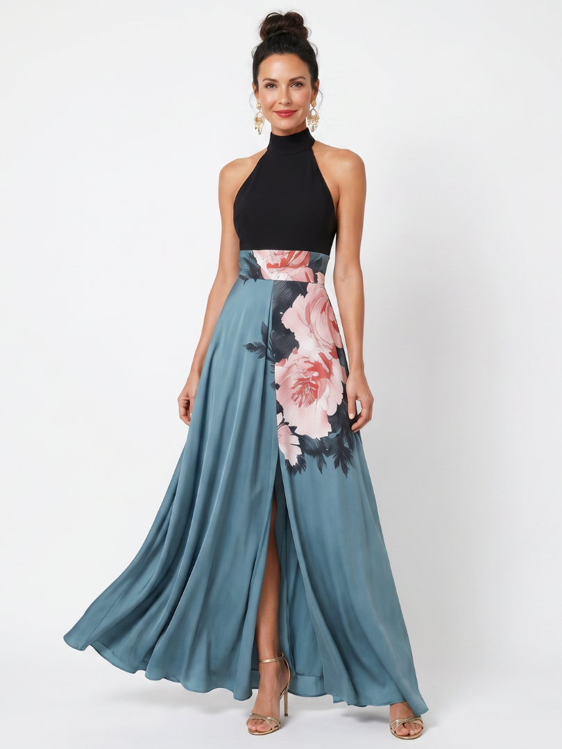 Clémence | Robe Maxi à Bretelles Élégante