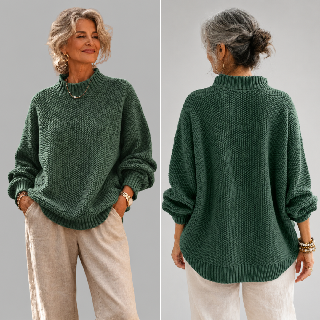 Élodie | Pull Ample en Maille Texturée
