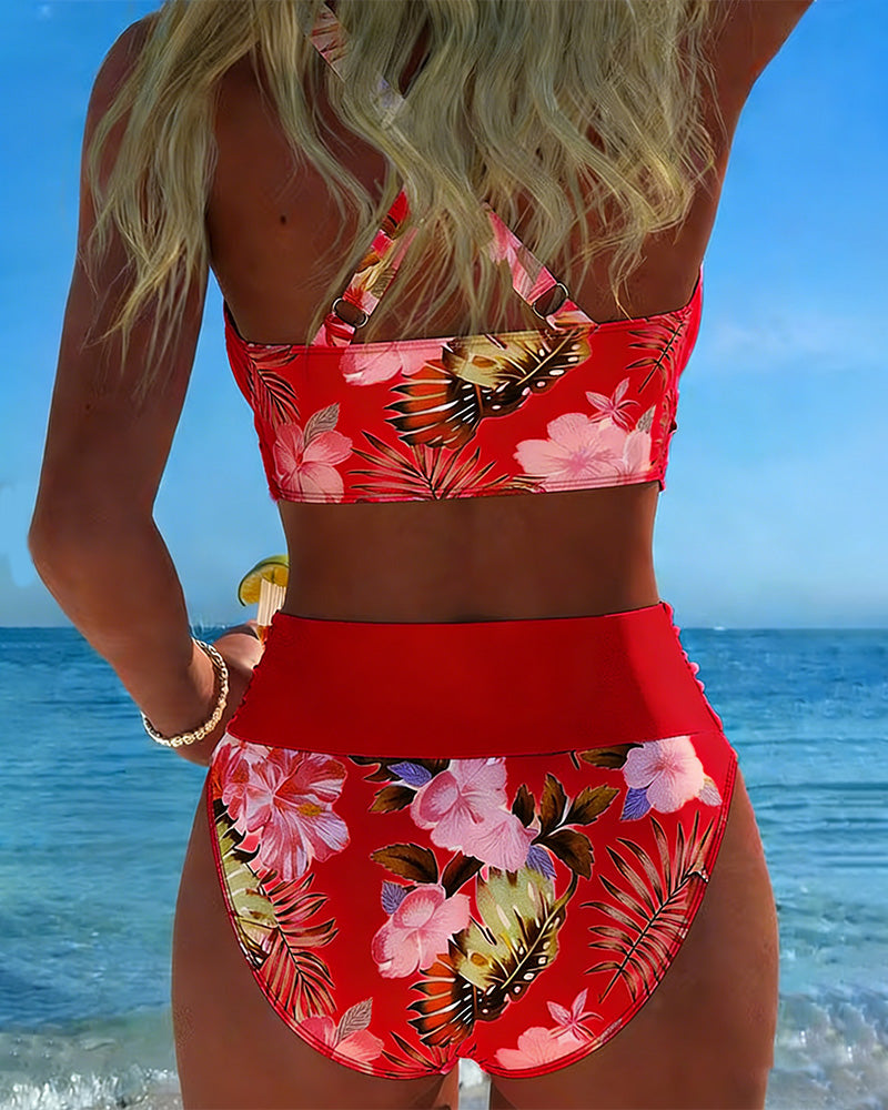 Léa | Bikini élégant à imprimé floral