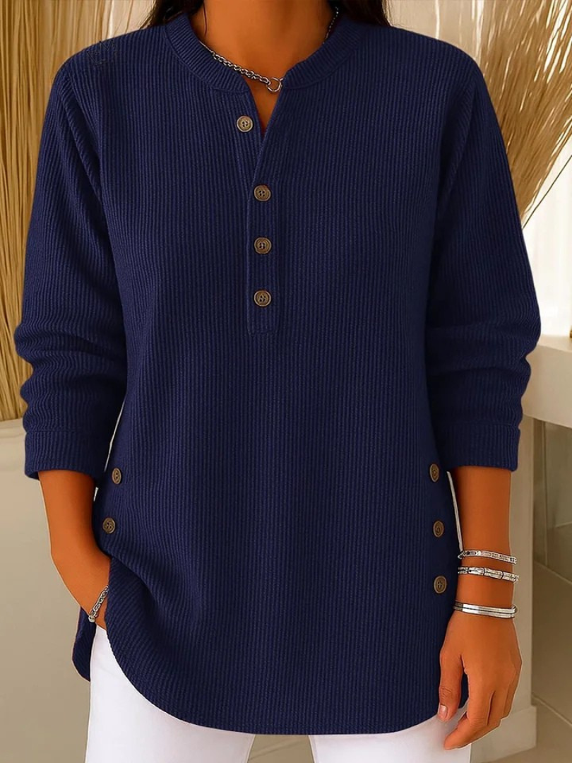 Nieves | Tunique Henley avec Boutons
