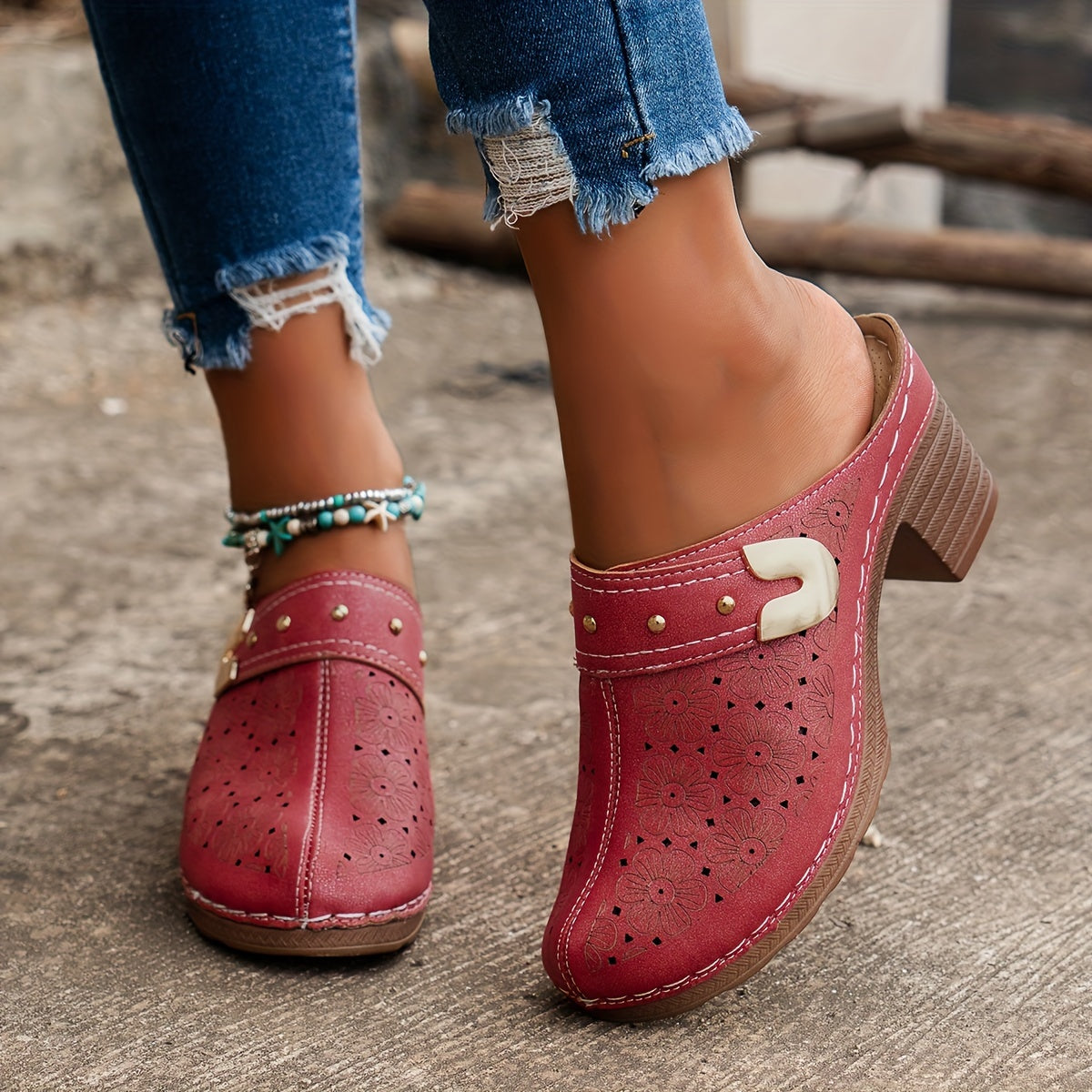 Evy | Sandales Capri à talon Confort