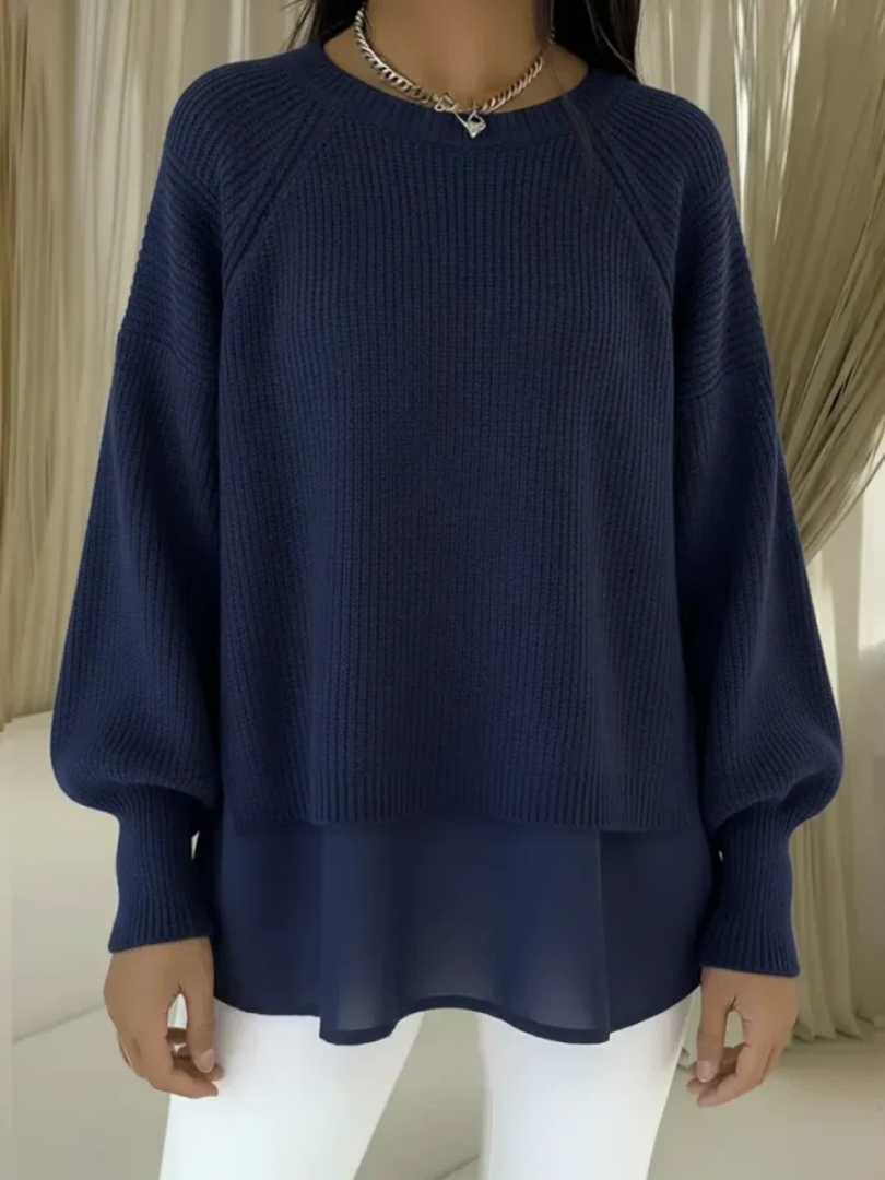 Casilda | Pull Effet Deux Pièces