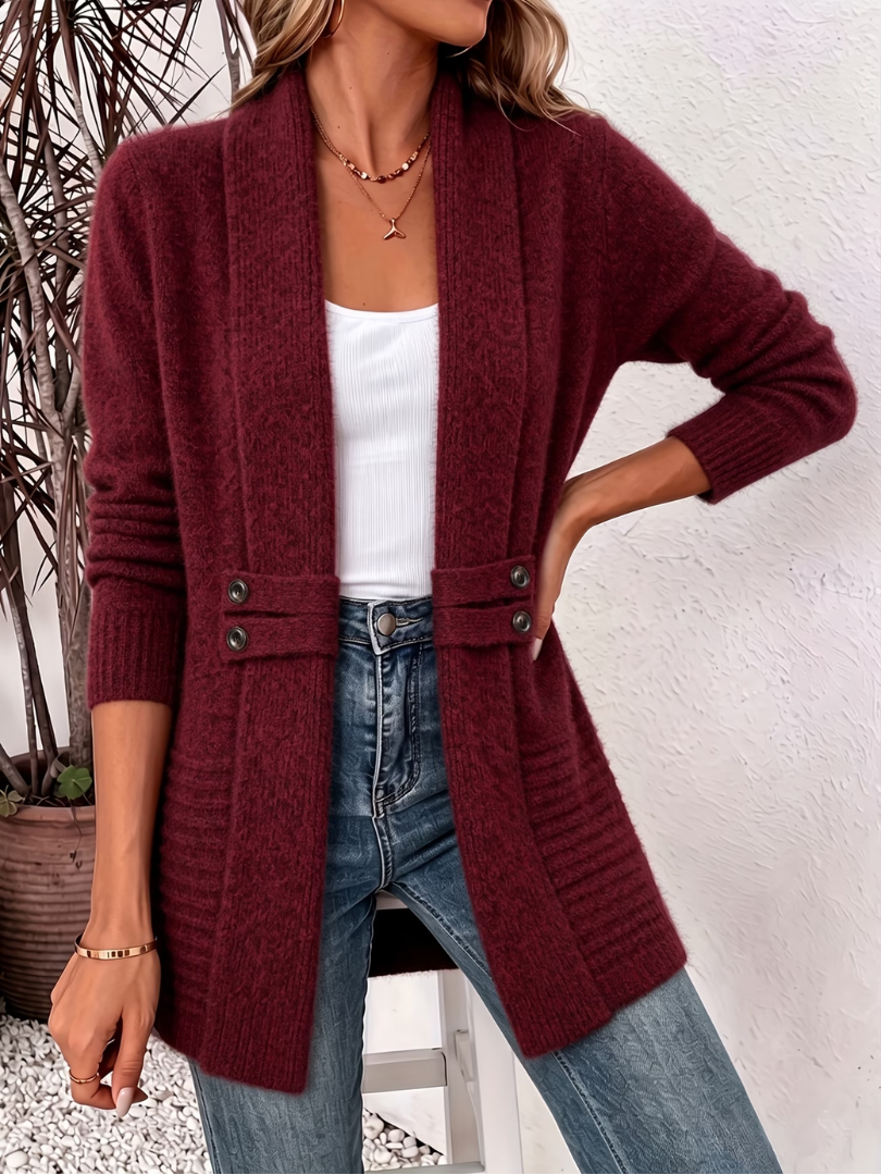 Éléa | Cardigan Long en Maille