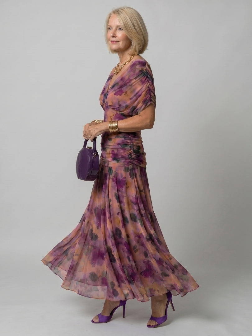 Calen | Robe Midi à Épaules Dénudées