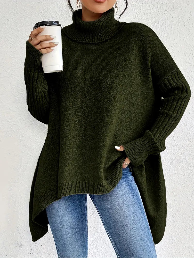 Soline | Pull oversize à col montant