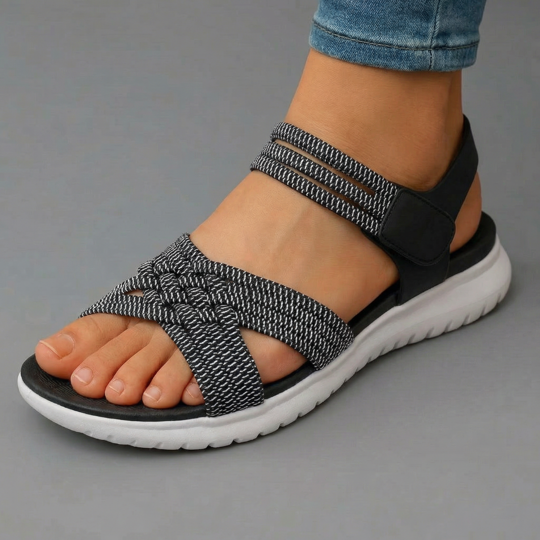 Léna | Sandales tressées confort