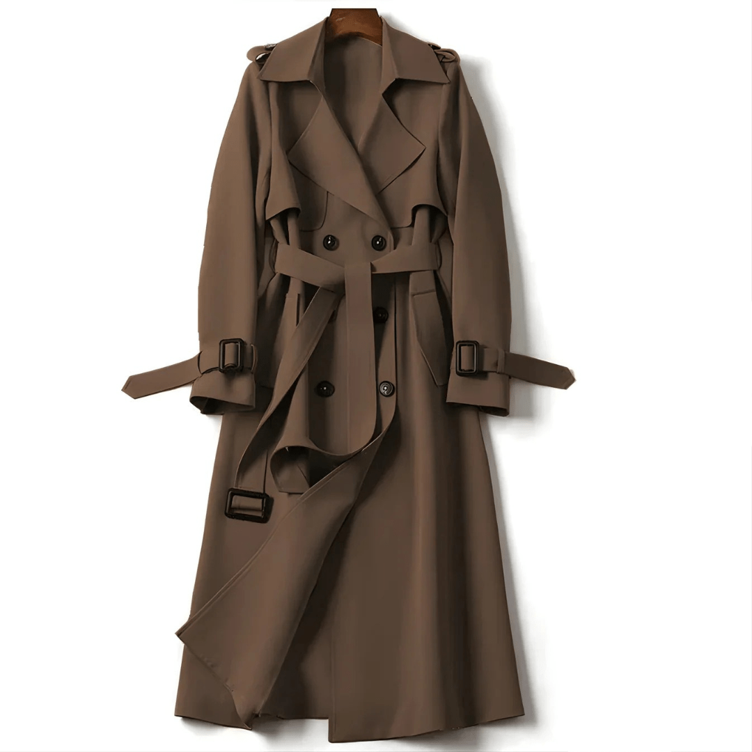 Euphémie | Trench élégant et intemporel à ceinture