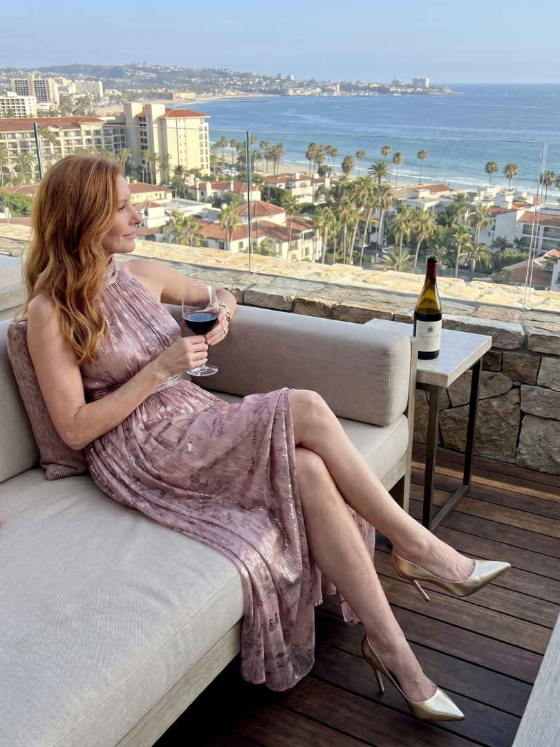 Imogen | Robe Midi Sans Manches à Fini Texturé