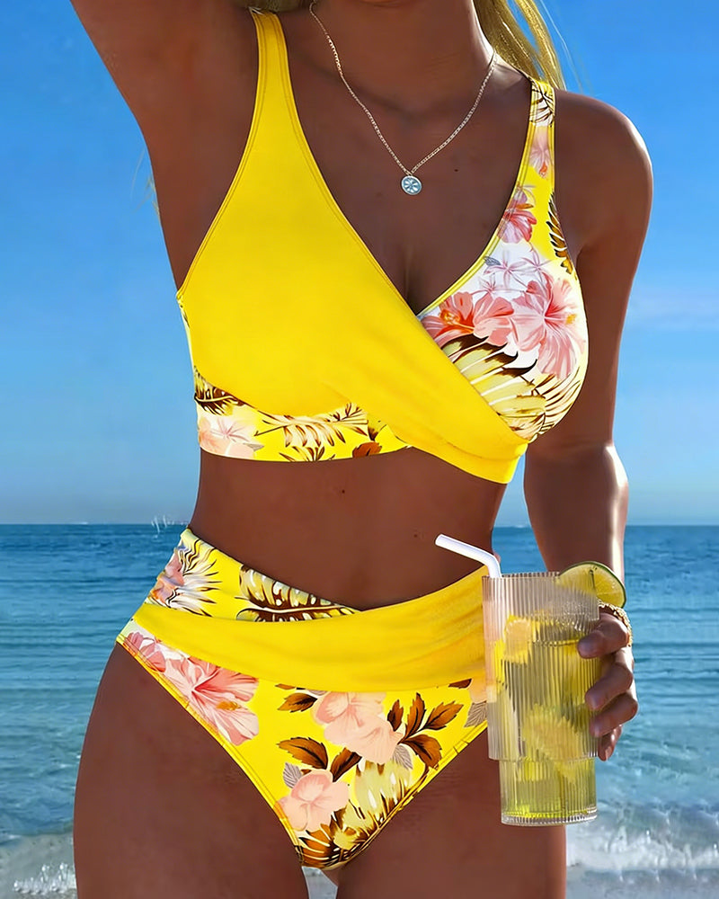 Léa | Bikini élégant à imprimé floral