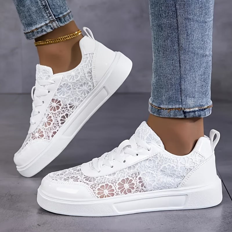 Camille | Baskets en dentelle élégantes
