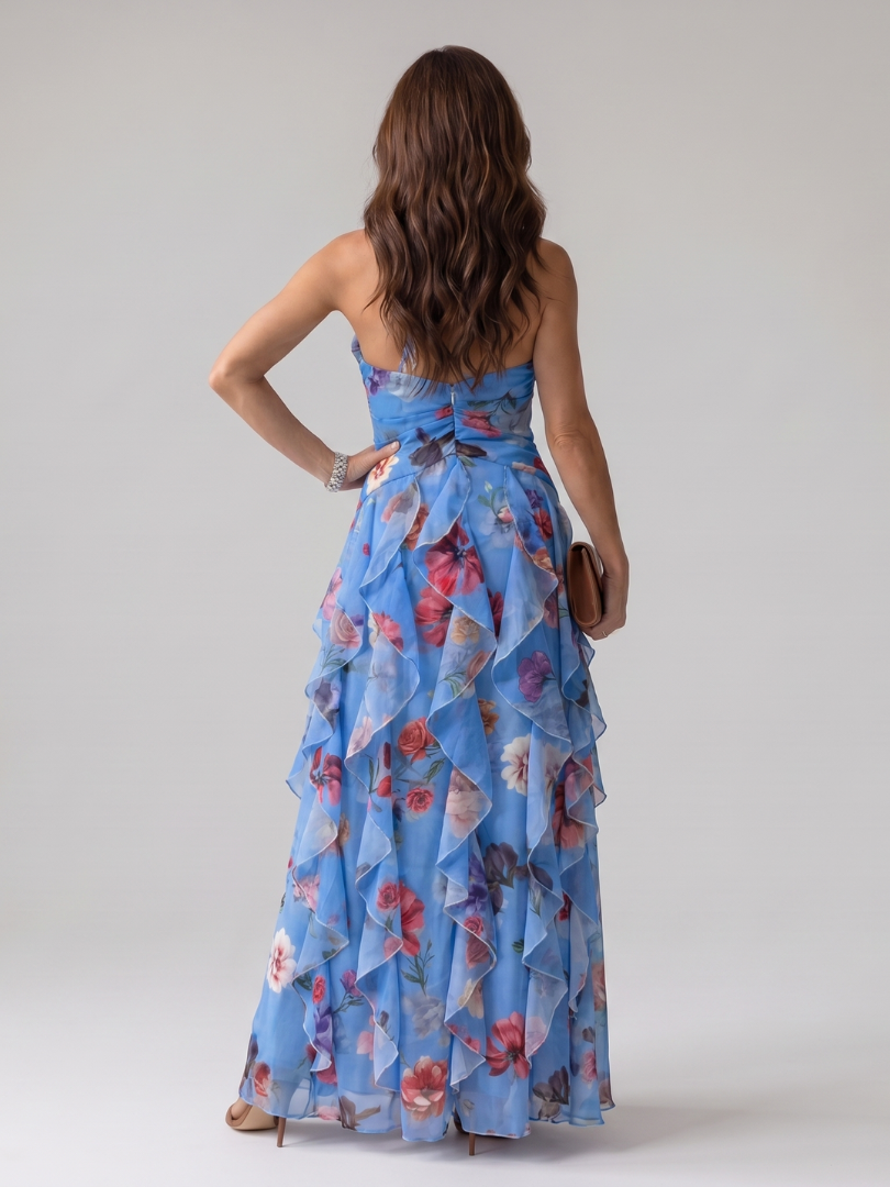 Sophie | Robe Maxi Aérée à Encolure Halter