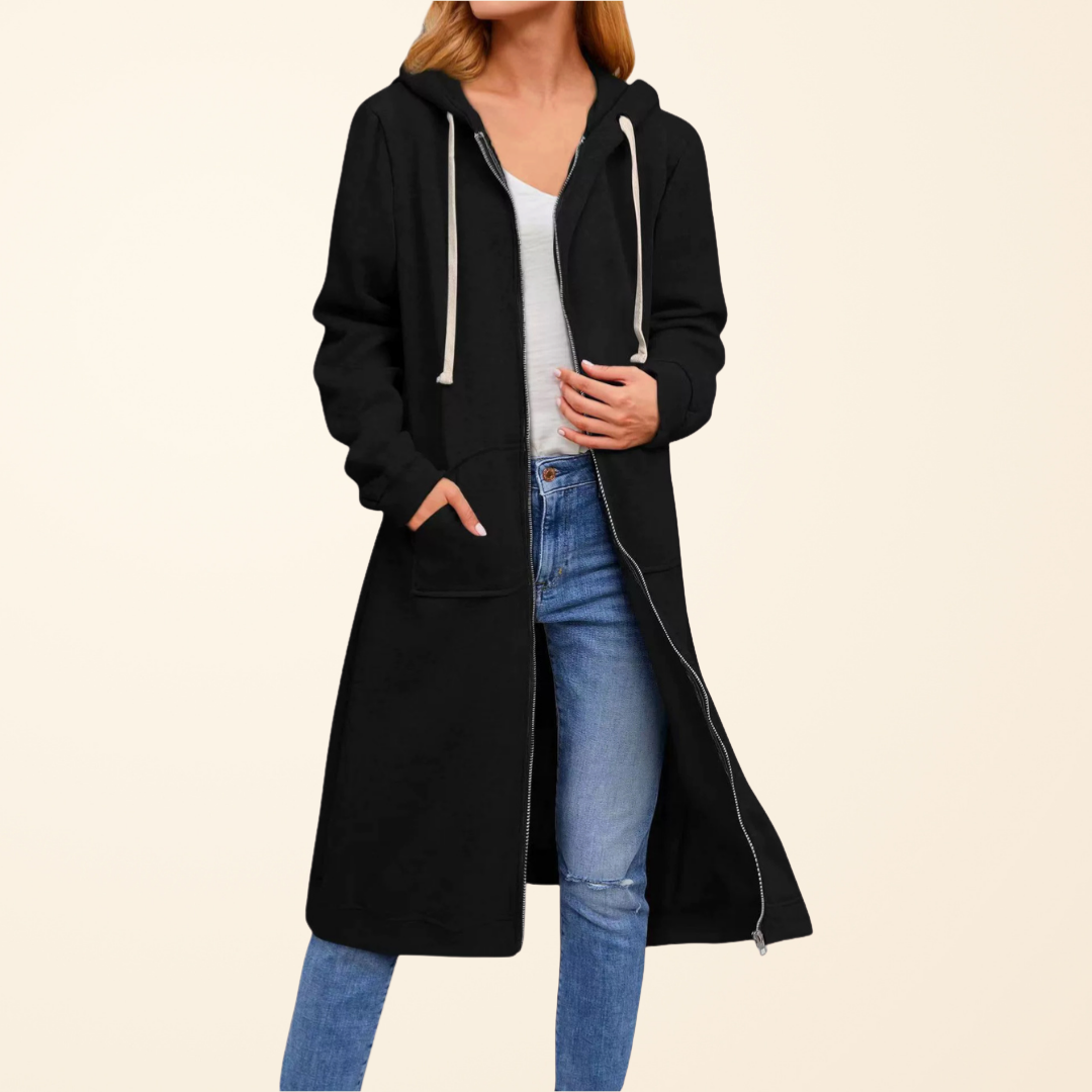 Élise - Cardigan Noir
