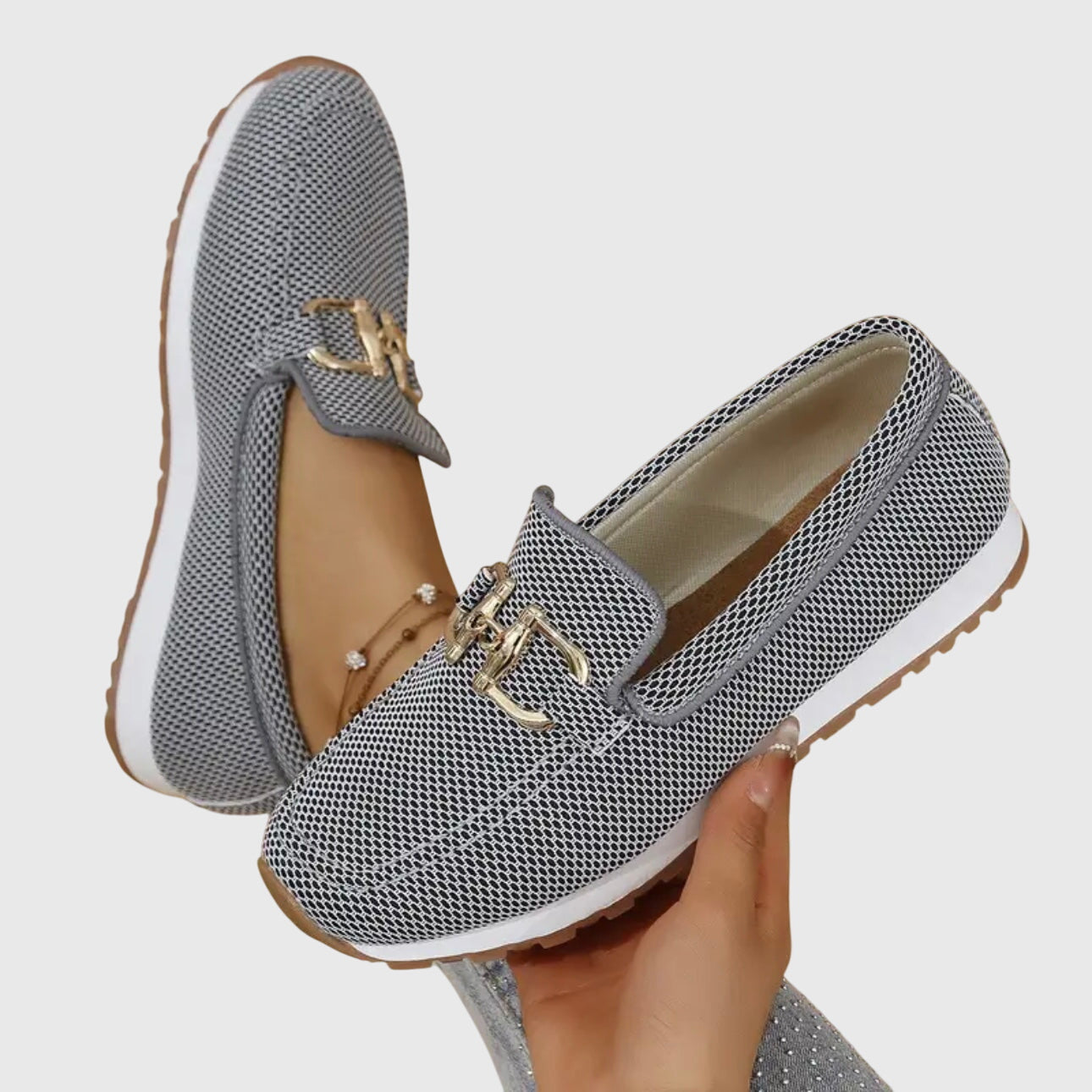 Léna | Mocassins confort avec détail doré