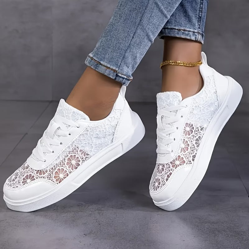 Camille | Baskets en dentelle élégantes