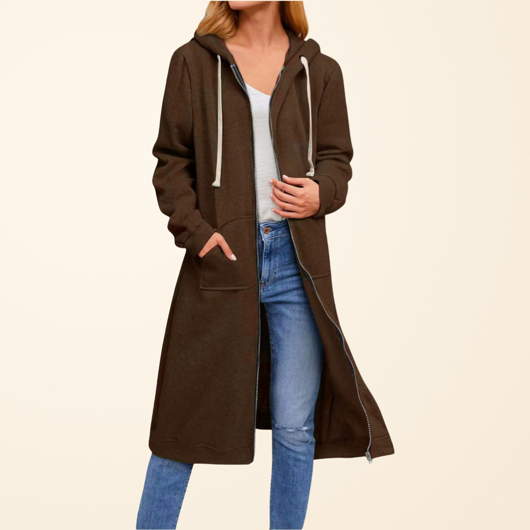 Élise - Cardigan Marron
