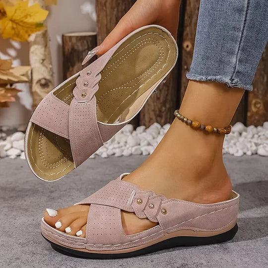 Anne | Sandales Confort Croisées