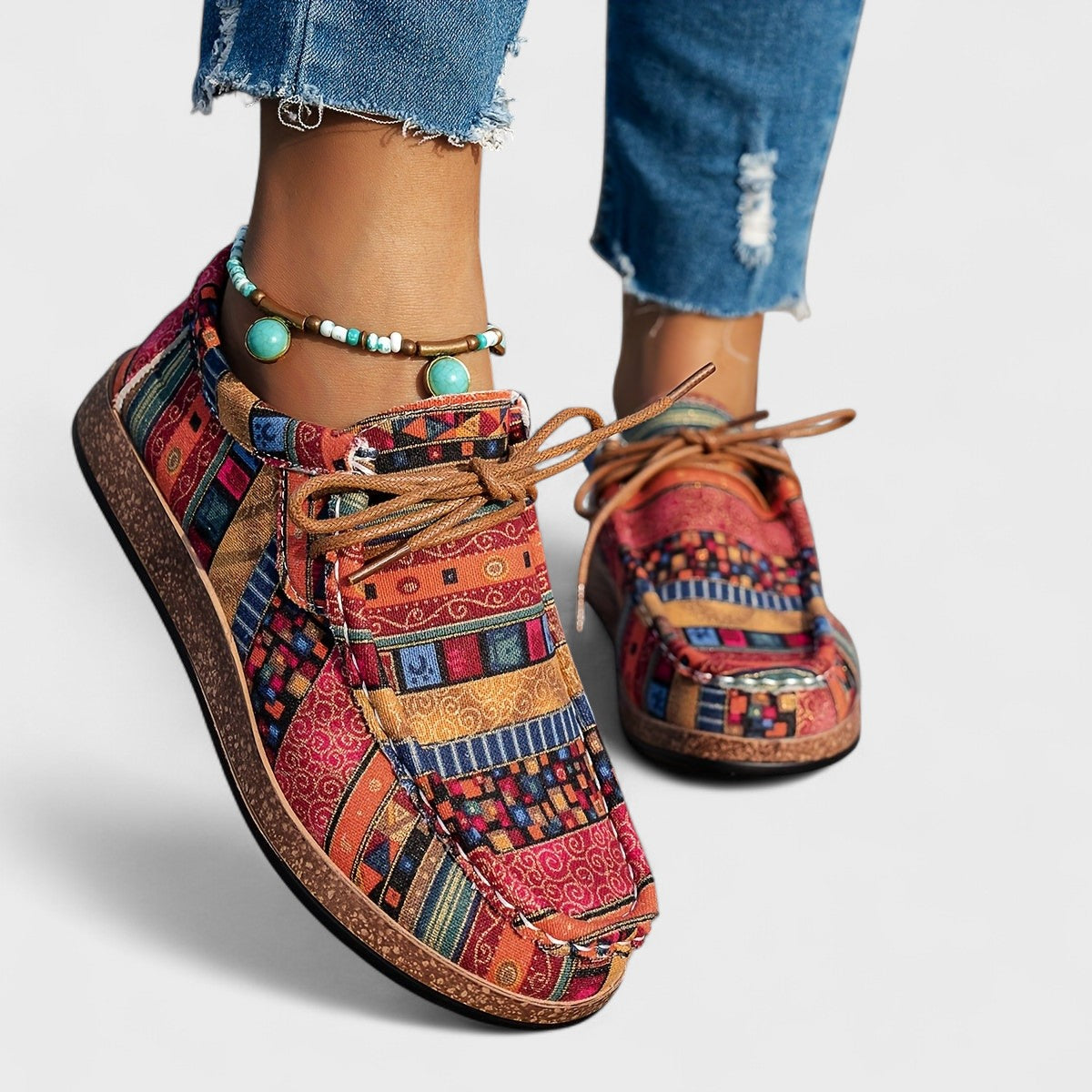 Aurore | Mocassins Patchwork Bohèmes