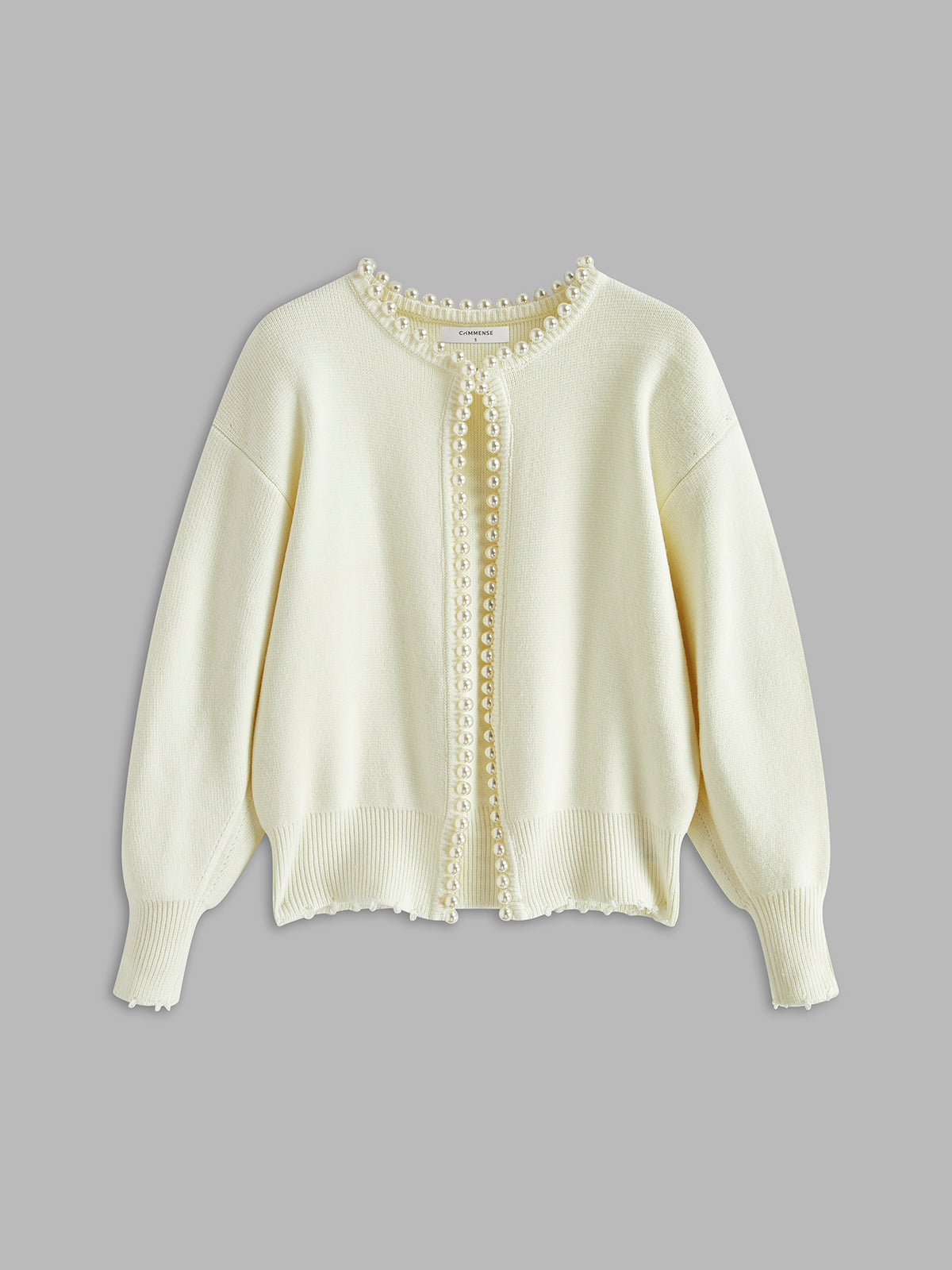 Amaraine I Cardigan élégant orné de perles