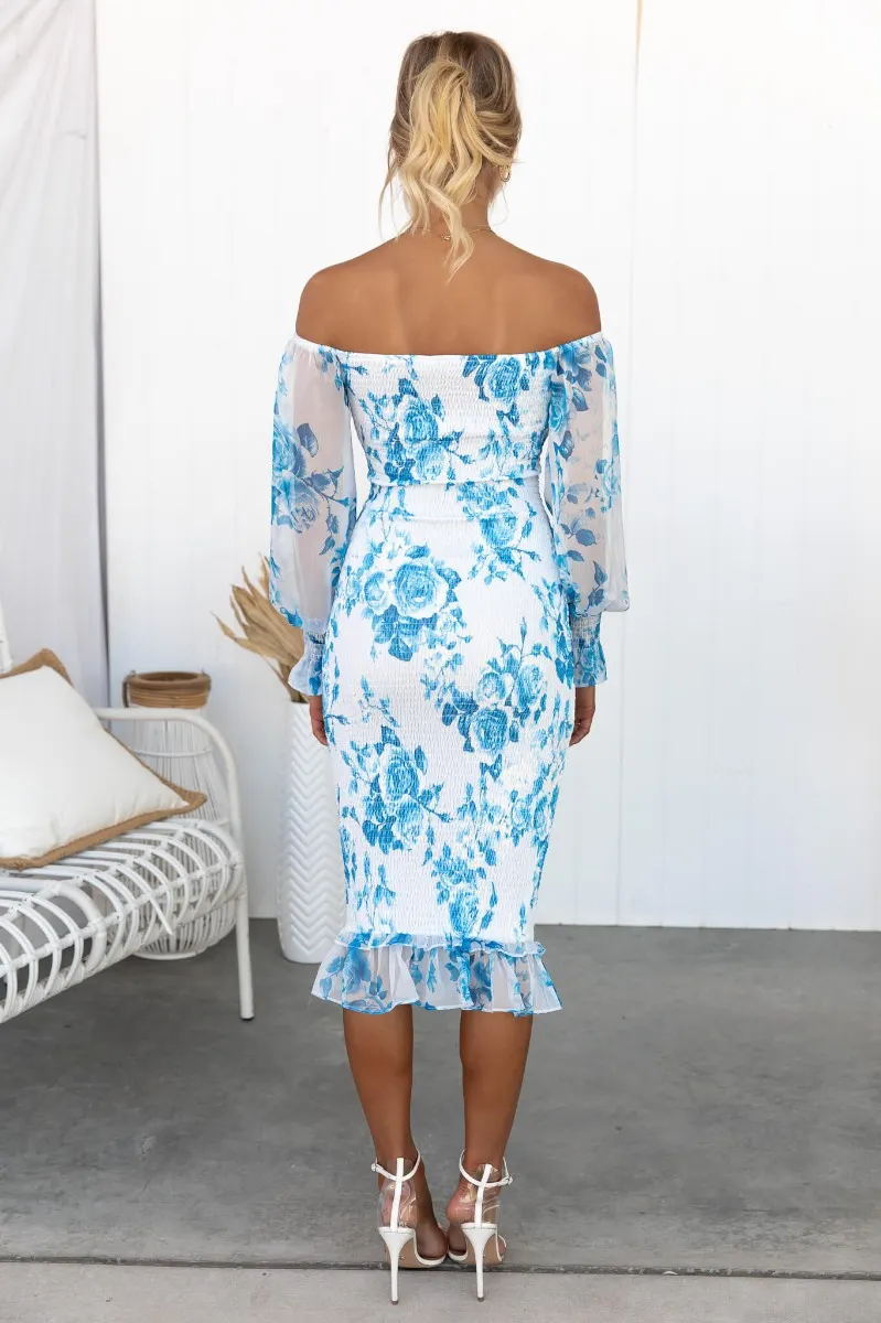 Émera | Off-shoulder bloemenjurk