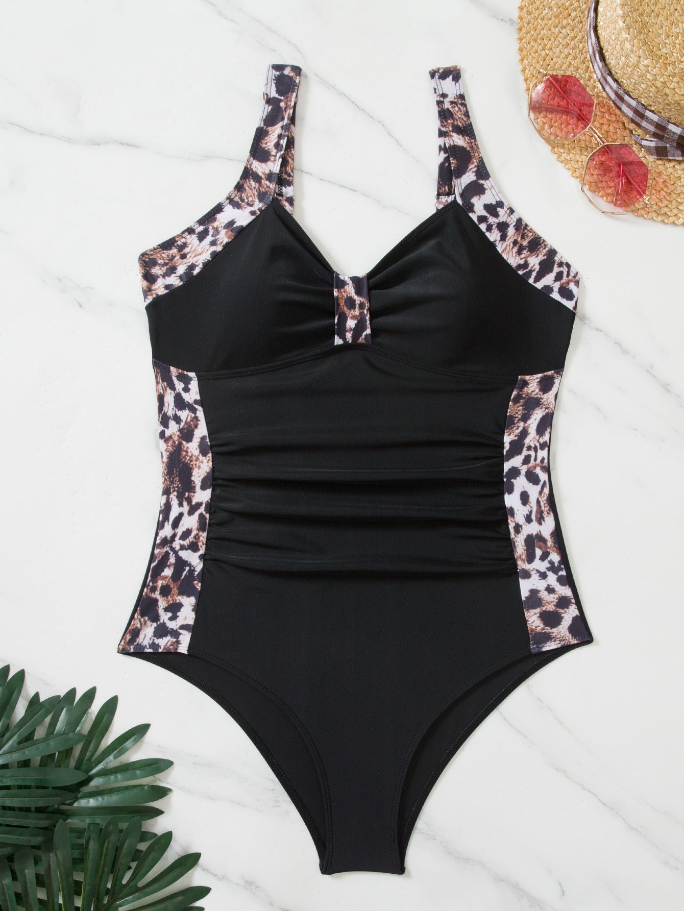 Bianca | Maillot de bain une pièce imprimé léopard