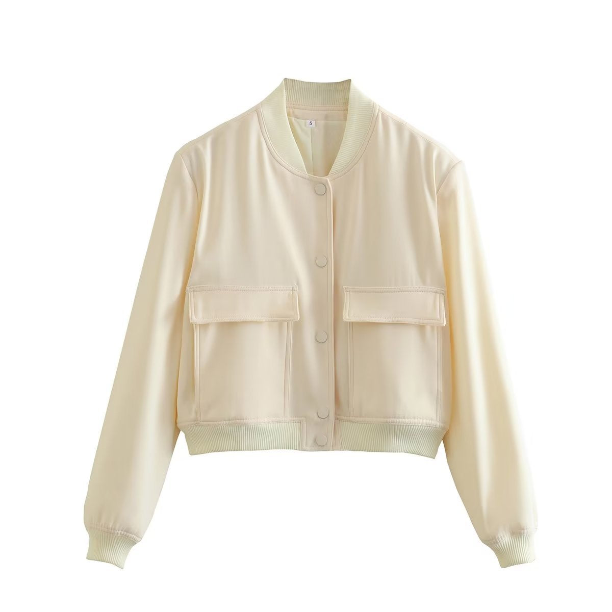Senna | Minimal bomber met utility pockets