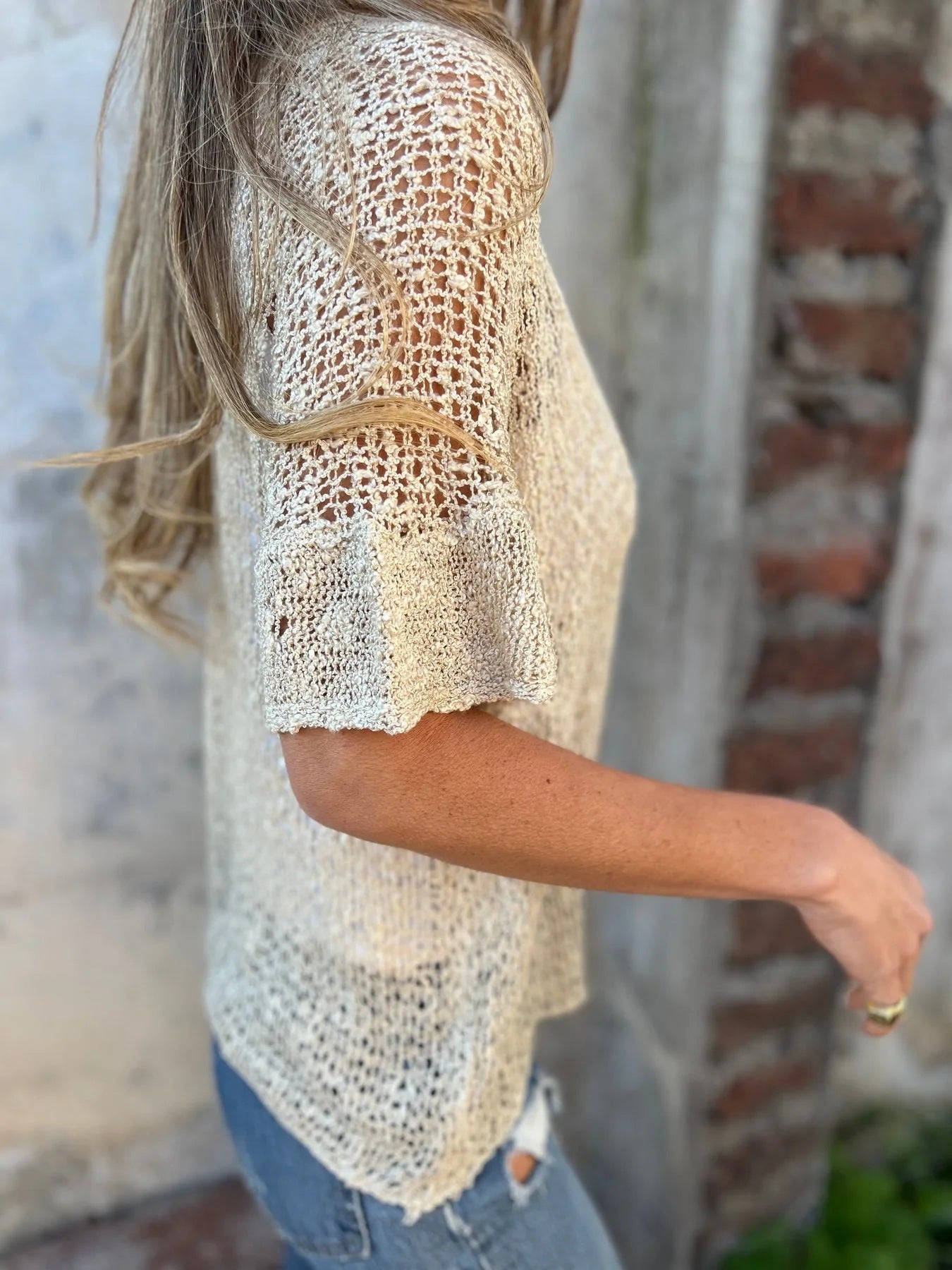 Carol | Luchtig gebreid vest