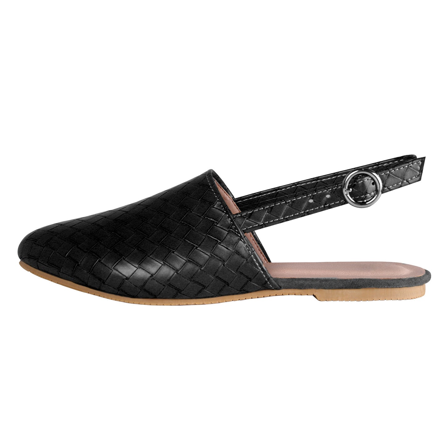 Ava | Gevlochten slingback instapper