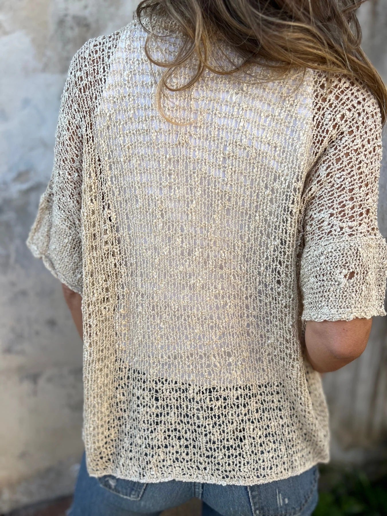 Carol | Luchtig gebreid vest