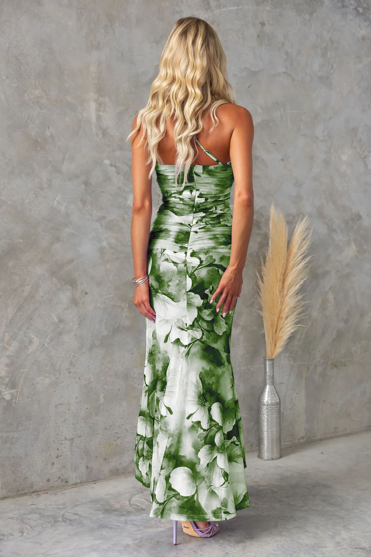Elina | Robe bustier à imprimé fleuri