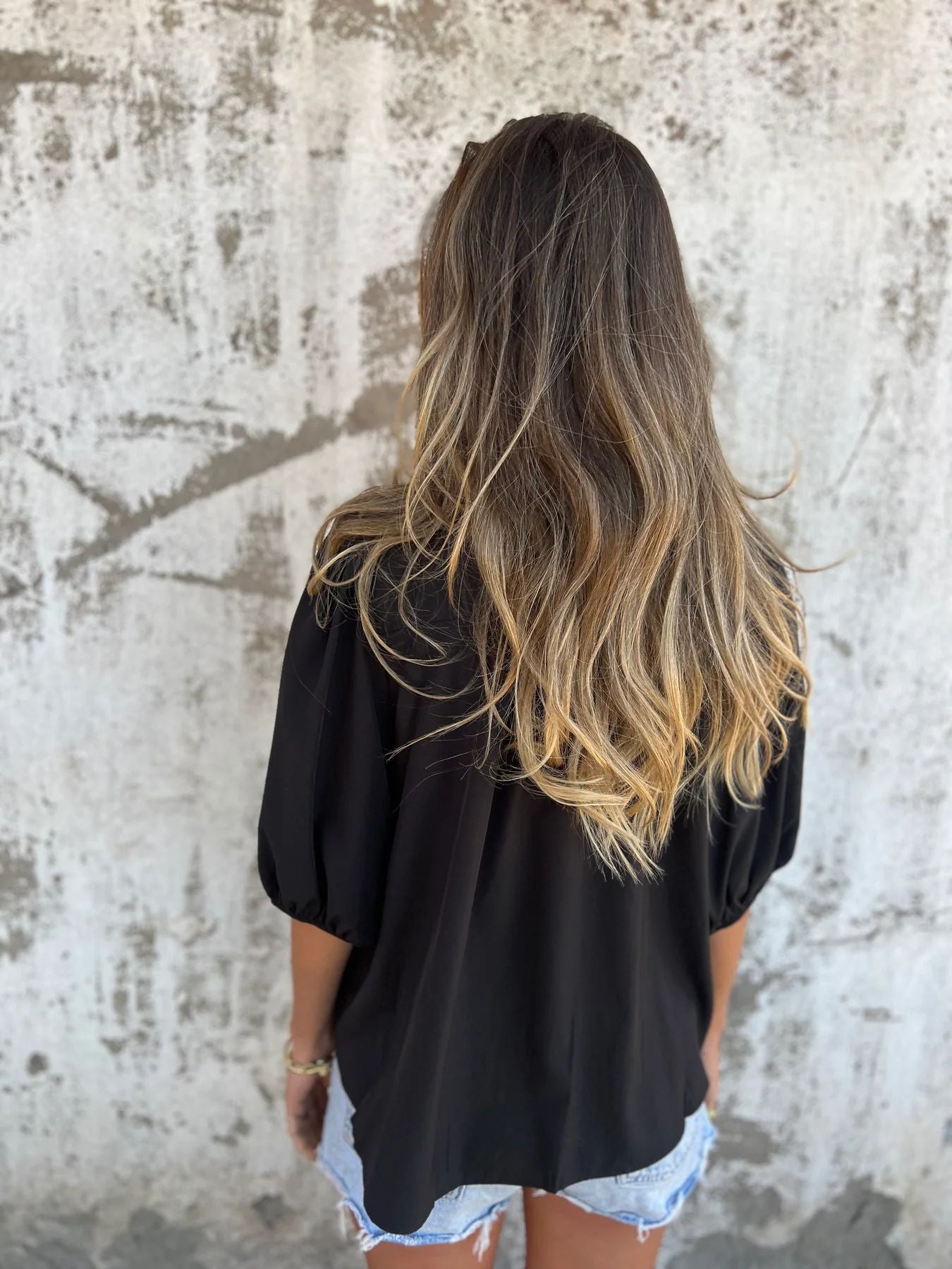 Selin | Blouse élégante à manches bouffantes