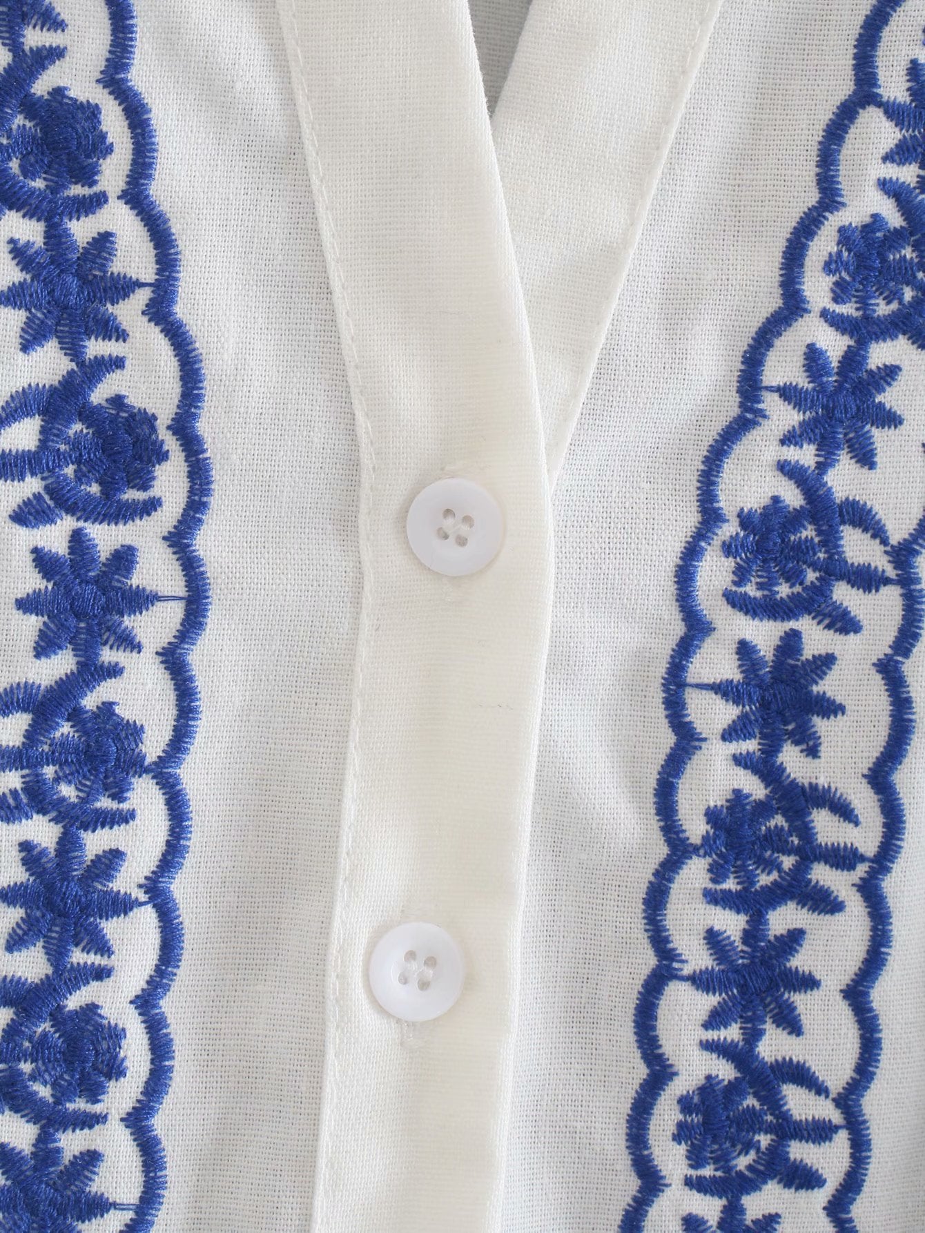 Elena | Blouse met geborduurde bloemen en boho flair