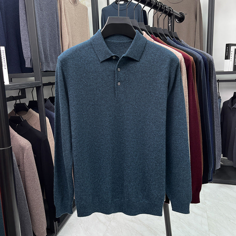 Mauro | Poloshirt met lange mouwen