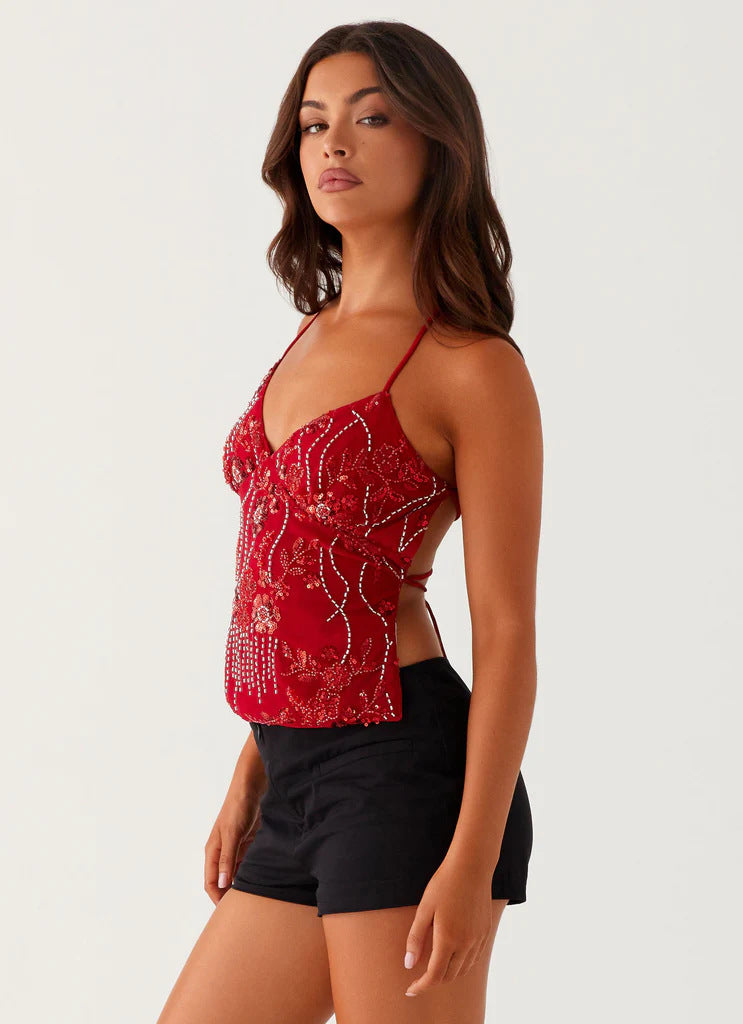 Luma | Sequin Cami Top