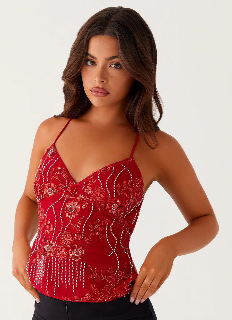 Luma | Sequin Cami Top