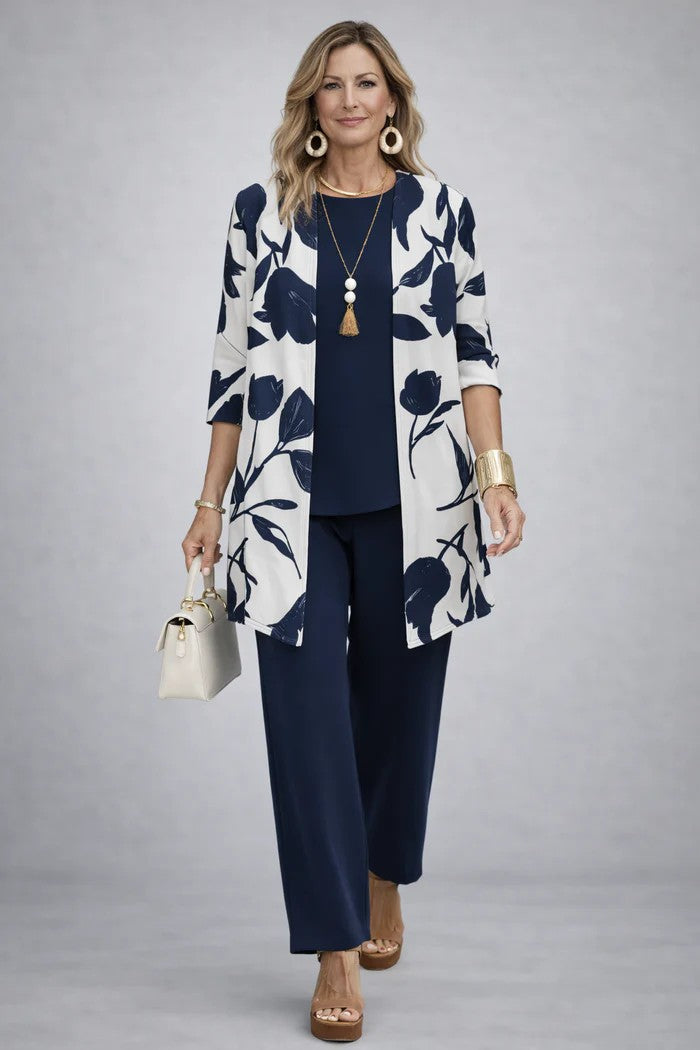 Margaret | Bleu & Blanc