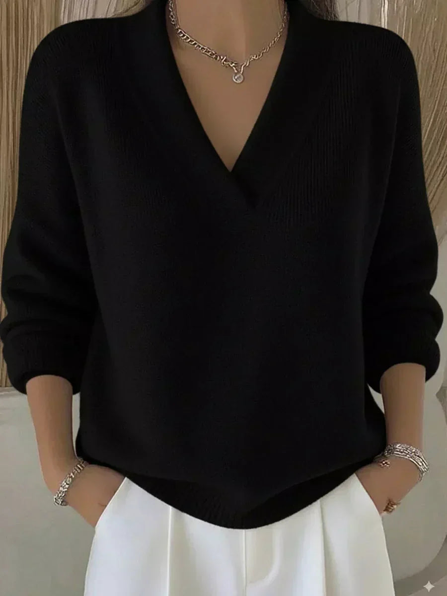Violeta | Pull Ample avec Col en V