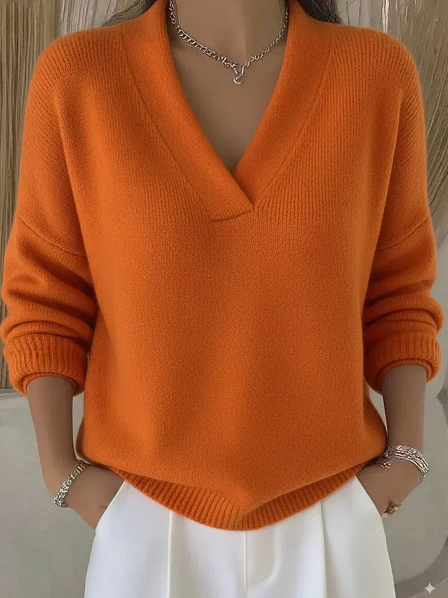 Violeta | Pull Ample avec Col en V