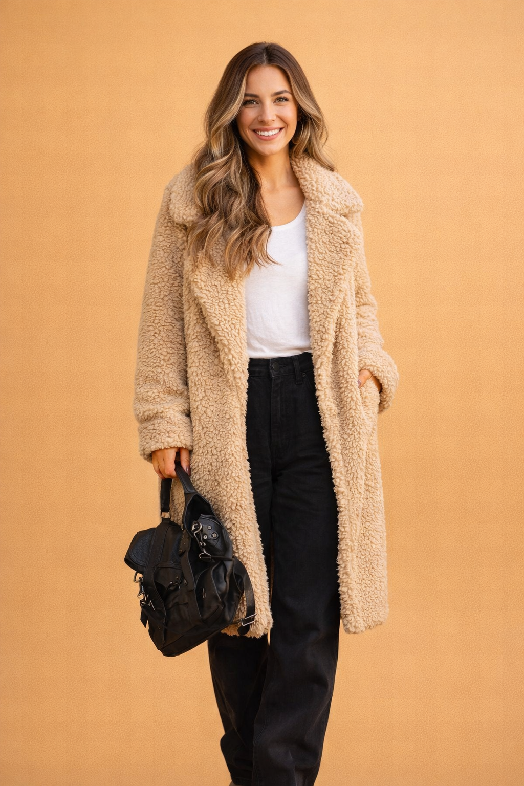 Philomène | Manteau long coupe décontractée