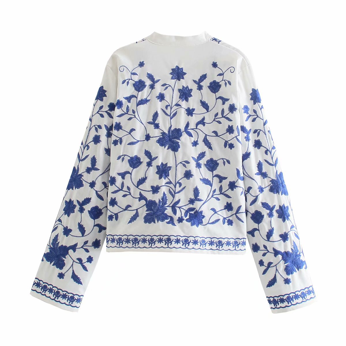 Elena | Blouse met geborduurde bloemen en boho flair