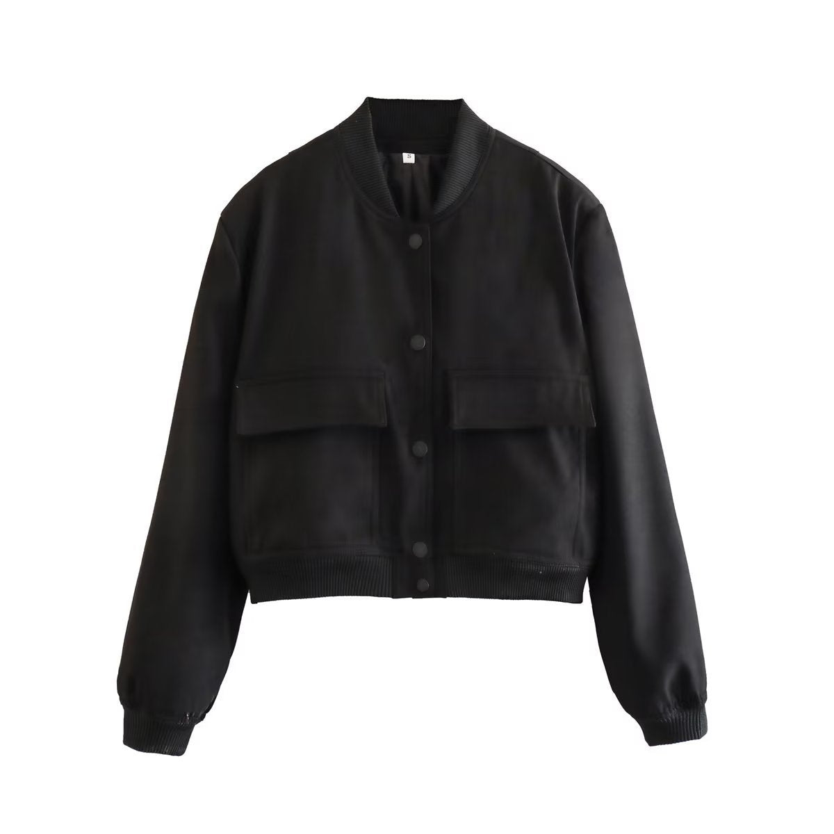 Senna | Minimal bomber met utility pockets