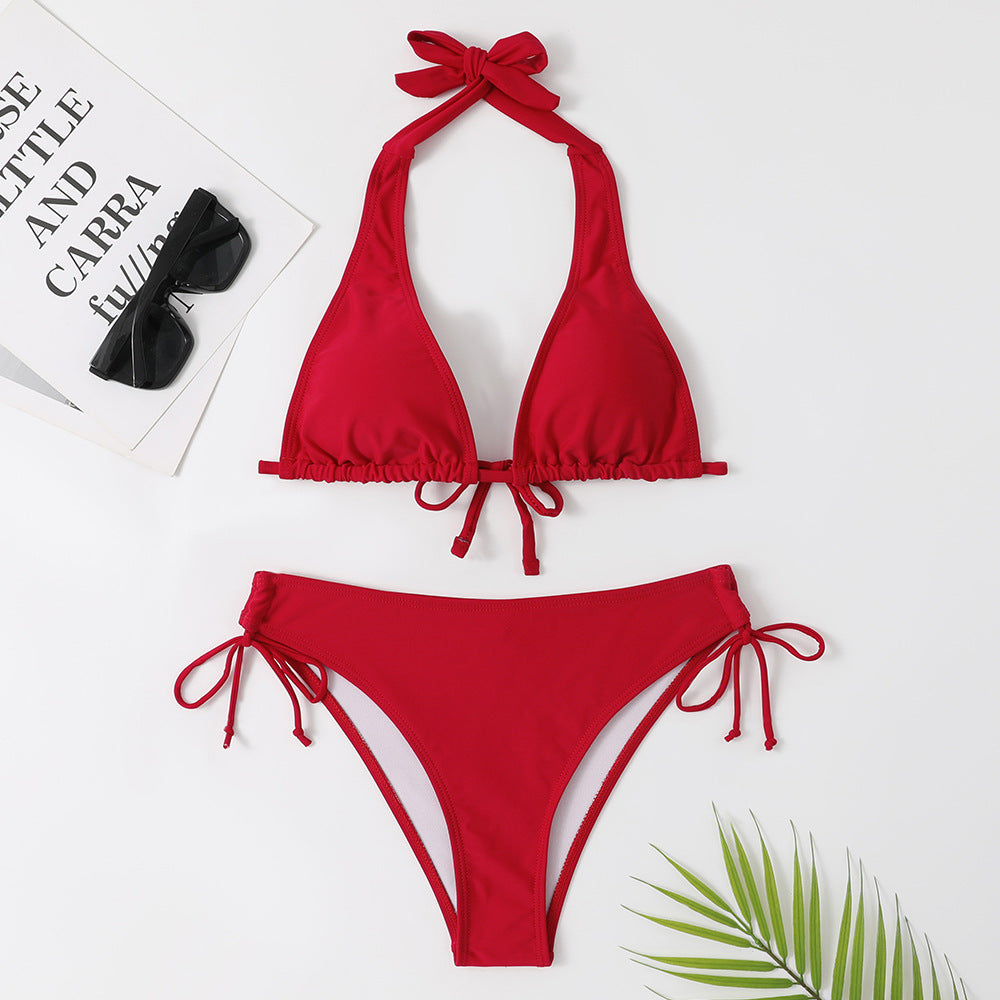 Rachel | Klassieke Bikini Set Met Strik